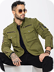 Green Khaki Jacket by Alley Jeans